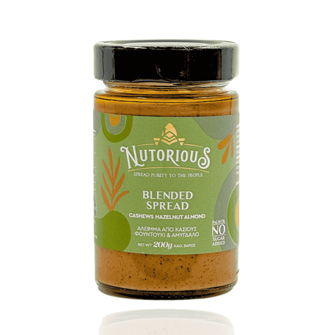 Best Blended Spread Cashews – Hazelnut – Almond (200 g) Online - Antigonis Deli Concept