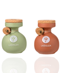 Best LADOLEA - Wooden Gift Box / Organic Extra Virgin Olive Oil & Balsamic Vinegar with Bergamont 2x 200ml Online - Antigonis Deli Concept