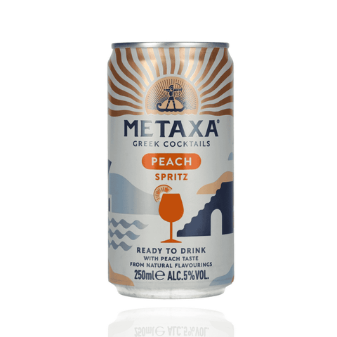 Best METAXA Greek Cocktails Peach Spritz Online - Antigonis Deli Concept