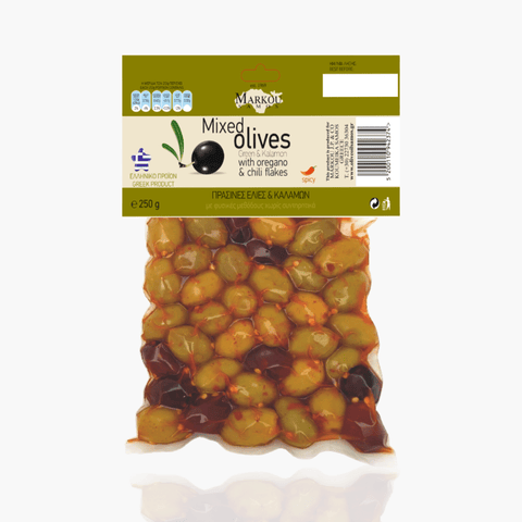 Best Mixed Olives with Herbs in Vacuum (250 g) Online - Antigonis Deli Concept
