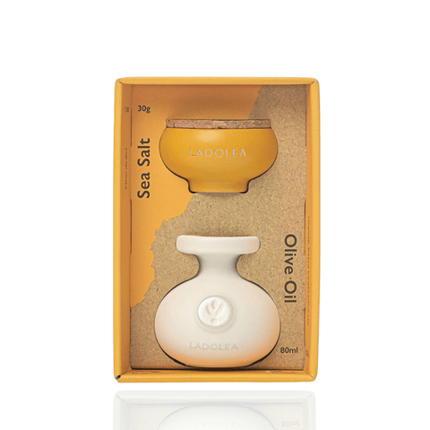 Organic Extra Virgin Olive Oil with Fleur de Sel | 80ml & 30g