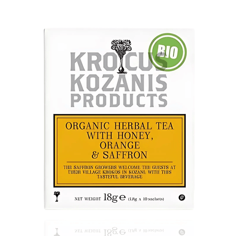 Best Organic Herbal Tea with Honey, Orange & Saffron Online - Antigonis Deli Concept