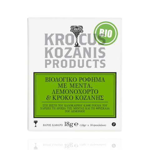 Best Organic Herbal Tea with Mint, Lemongrass & Saffron Online - Antigonis Deli Concept