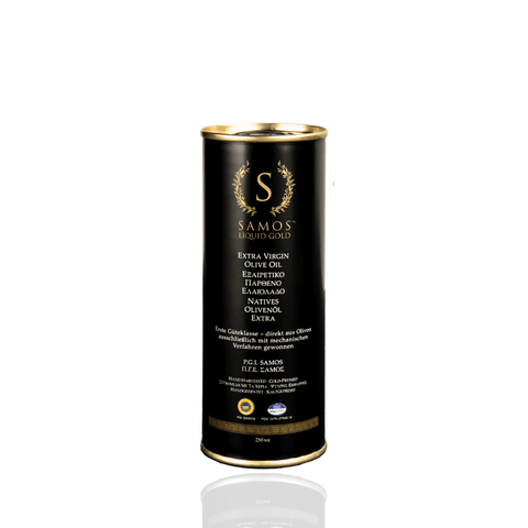 Best Samos Liquid Gold Extra Virgin Olive Oil Tin 250ml Online - Antigonis Deli Concept