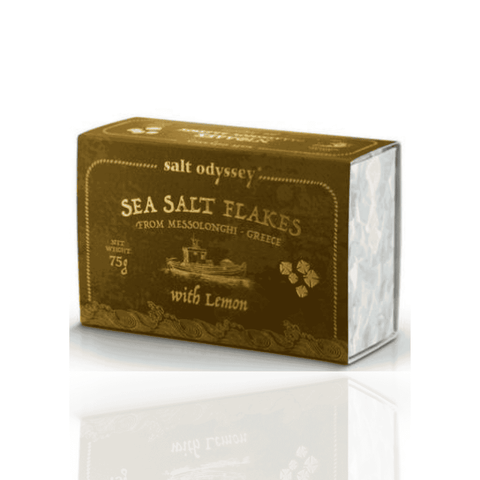 Best Sea Salt Flakes with Lemon (75g) Online - Antigonis Deli Concept